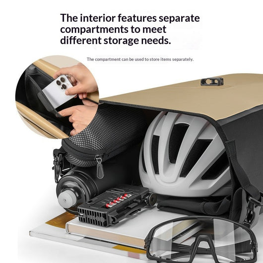 Bolsa Trasera Impermeable para Bicicleta con Soporte Rápido - Pannier de Cicloturismo - Image 3