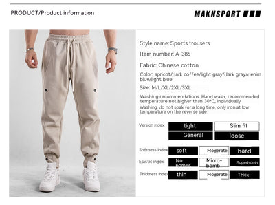 Pantalones Deportivos Holgados Otoño Hombre - Estilo Europeo Casual - Image 29
