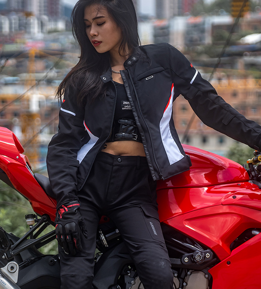 Chaqueta de Motocicleta Impermeable y Térmica para Mujer - Image 8