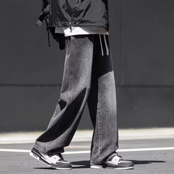 Jeans Rectos Holgados Estilo Americano para Hombre