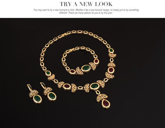Juego de Joyería Completo: Collar, Aretes, Anillo y Pulsera - Image 5