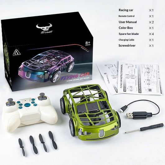 Dron Coche Teledirigido con Luces LED Multicolor - Image 7