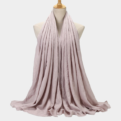 Pañuelo Cuadrado de Algodón y Lino - Diseño Liso y Versátil - Image 25