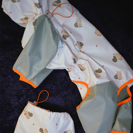 Impermeable para Mascotas de 4 Patas con Reflectantes y Protección Total - Image 2