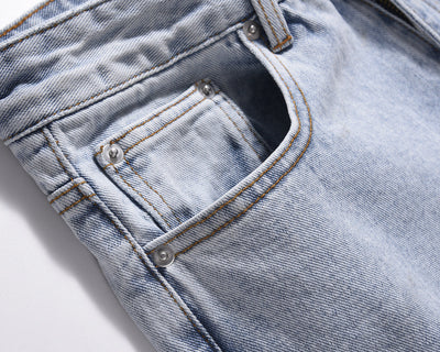 Jeans Vintage Patchwork Desgastado Estilo Callejero - Image 8
