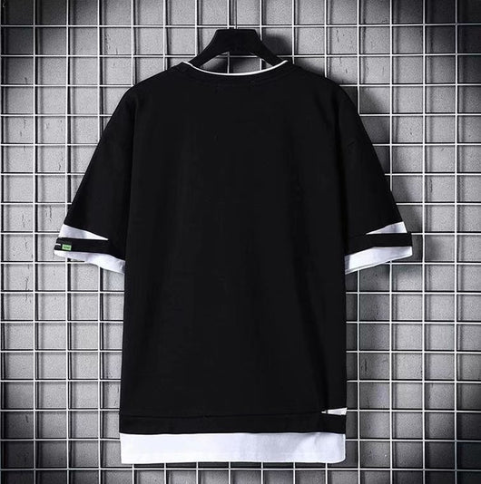 Playera Holgada Hip-Hop de Manga Corta para Hombre - Image 10