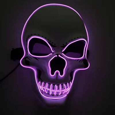 Máscara Calavera LED Luminosa para Halloween - Image 26