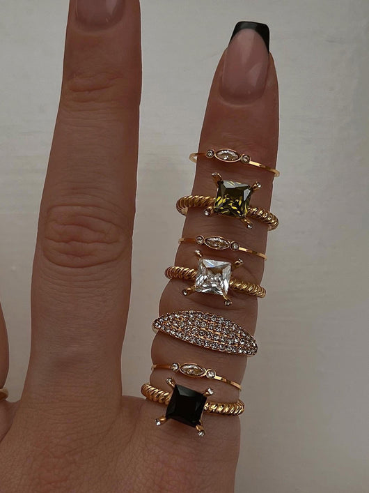 Anillo de Perla de Agua Dulce y Circón Delicado - Image 3