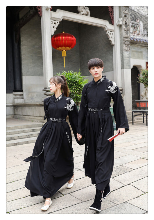 Set de Pareja Hanfu Estilo Antiguo - Conjunto Estudiante Tradicional - Image 10