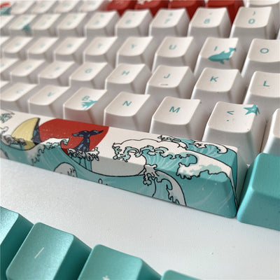 Keycaps PBT Coral Sea - Sublimación de Cinco Caras para Teclado Mecánico - Image 10