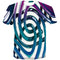 Playera con Estampado Geométrico 3D de Impresión Digital