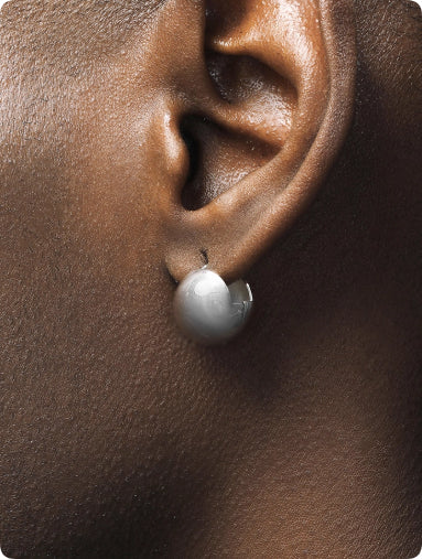 Aretes de Plata Esterlina S925 para Hombre - Estilo Hip-hop Urbano - Image 10
