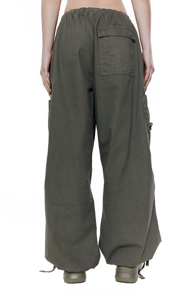 Pantalones Retro Anchos con Cintura Ajustable y Tobillo Anudado - Image 23