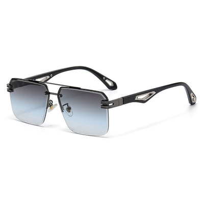 Gafas de Sol sin Marco con Puente Doble - Image 7