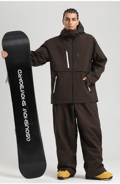 Abrigo de Esquí Acolchado Transpirable Impermeable - Image 18