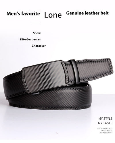 Cinturón de Cuero para Hombre con Hebilla Automática - Image 10