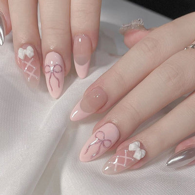 Uñas Postizas Cat Eye Rubor - Parches de Manicura Lista para Usar - Image 46