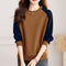 Sudadera Cuello Redondo con Mangas Raglán para Mujer