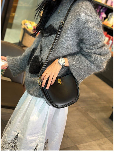 Bolso Mensajero de Cuero para Mujer - Diseño Minimalista y Versátil - Image 19