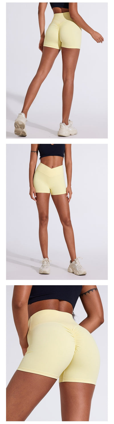 Pantalones Yoga Levantacaderas de Cintura Alta Plisados - Estilo Europeo - Image 17