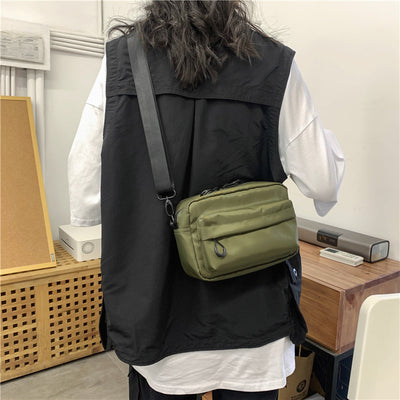 Bolsa Mensajero Estilo Hong Kong - Mochila Urbana de Hombro Único - Image 4