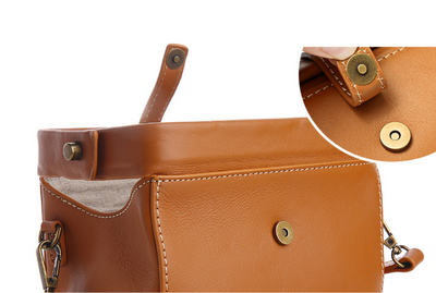 Bolsa Mensajera de Cuero para Mujer - Diseño Minimalista - Image 6