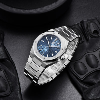 Reloj Mecánico Acero Inoxidable para Hombre Estilo Ejecutivo - Image 8