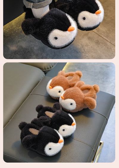 Pantuflas Térmicas Pingüino Esponjosas para Niños y Niñas - Image 20