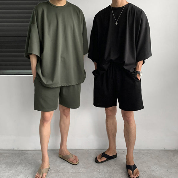 Conjunto Deportivo de Verano para Hombre - Camiseta y Shorts