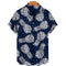 Camisa Hawaiana de Frutas Tropicales para Hombre - Estilo Casual de Verano