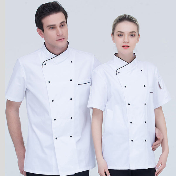 Uniforme de Chef Pastelero Manga Corta Profesional
