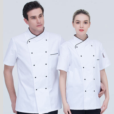 Uniforme de Chef Pastelero Manga Corta Profesional