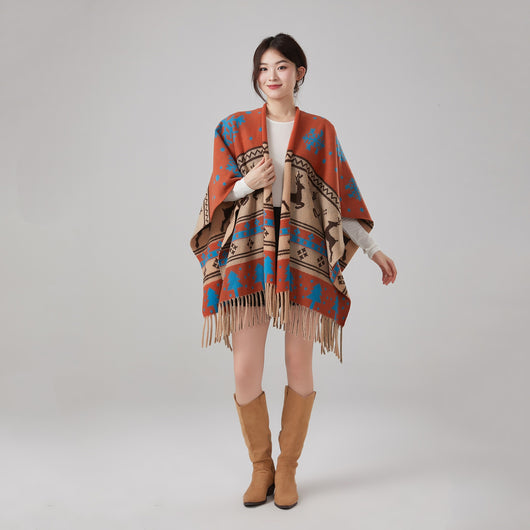 Chal Étnico Cálido para Otoño e Invierno - Image 6