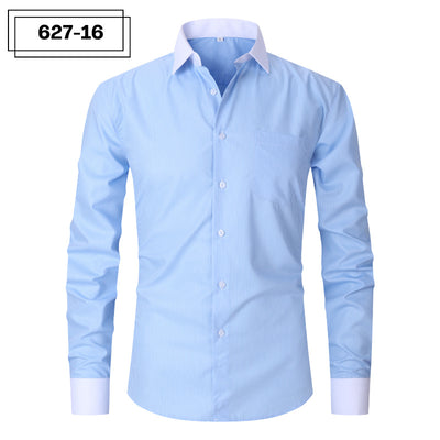 Camisa Rayada de Verano para Hombre Talla Grande - Image 30