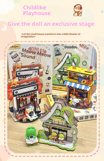 Casa Miniatura de Construcción Box Talk - Puzzle 3D de Bloques Creativos - Image 12