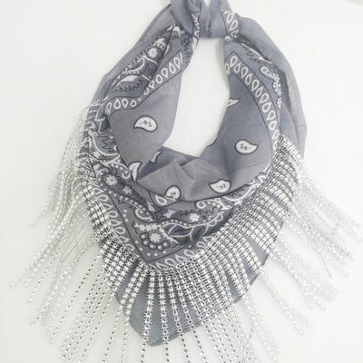 Bandana Franja Strass para Despedida de Soltera - Accesorio Brillante - Image 4