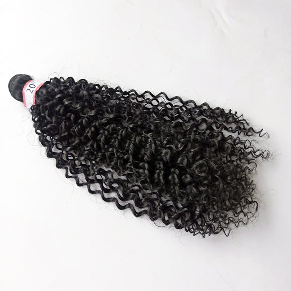 Peluca Mixta Fibra Sintética y Cabello Natural - Flequillo Cortina