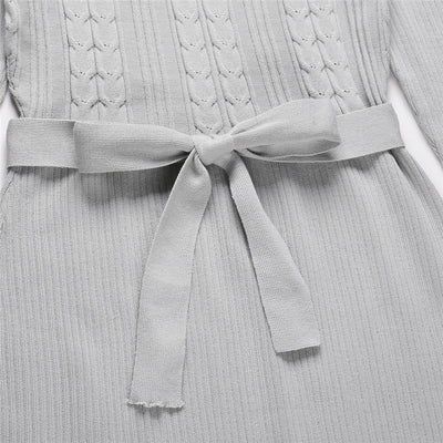 Vestido Base Suéter Largo Cintura Alta Elegante - Image 13