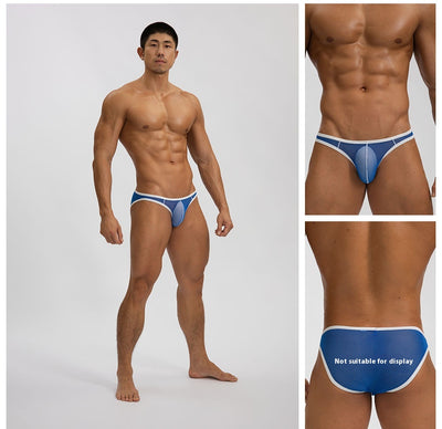 Bóxer Masculino Mesh Transparente Cintura Baja Seda Fría - Image 17