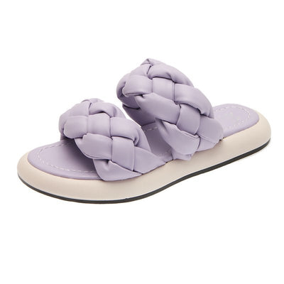 Sandalias Tejidas Cómodas para Mujer - Estilo Coreano Verano - Image 12