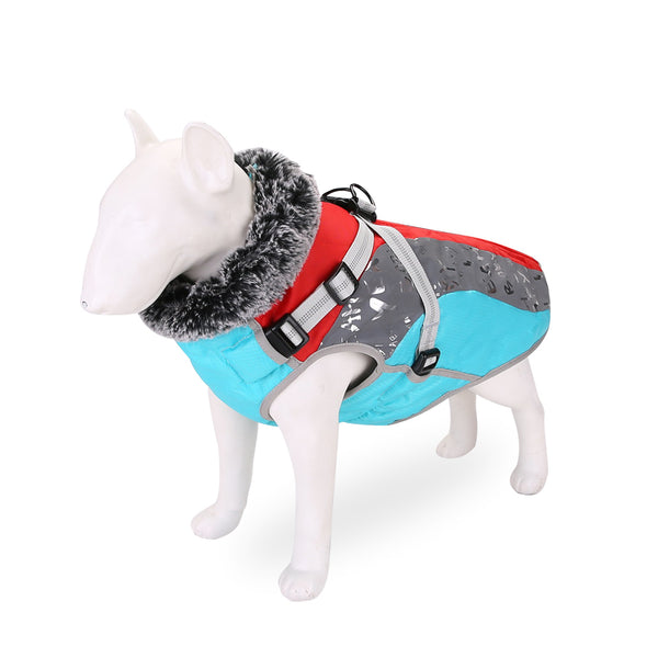Abrigo Acolchado Impermeable para Perros - Protección Térmica Total