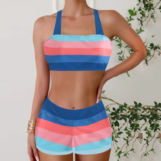Bikini Triángulo Halter Cintura Alta - Image 9