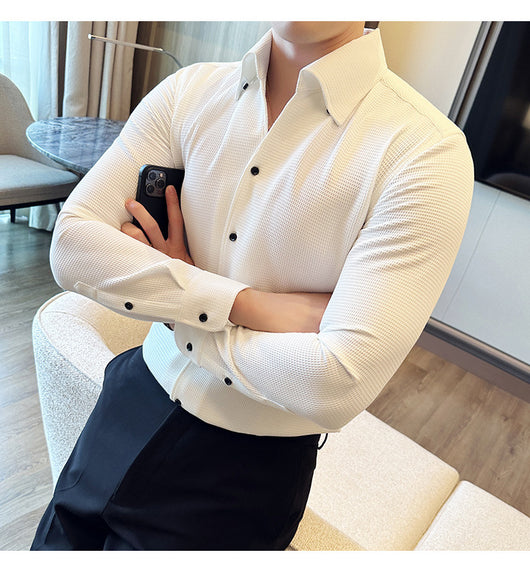 Camisa Térmica Textura Waffle Cuello V Manga Larga - Image 15