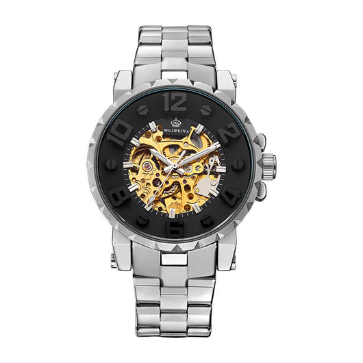 Reloj Mecánico Automático para Hombre Acero Inoxidable Hueco - Image 4