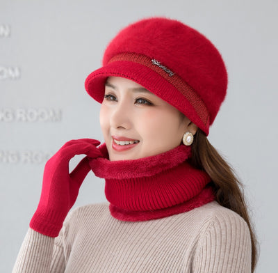 Gorro de Conejo Tejido para Otoño e Invierno - Image 15