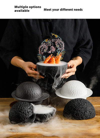 Taza Redonda Ahumada Negra para Servicio de Mesa - Image 20