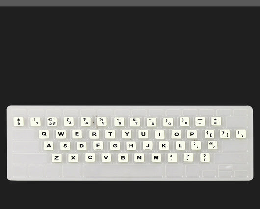 Pegatinas de Teclado Luminosas Multiidioma - Árabe, Tailandés, Hebreo, Francés, Italiano, Alemán - Image 17