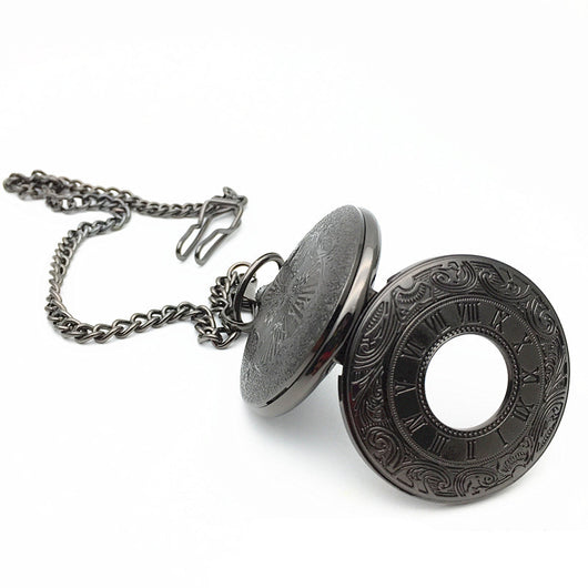 Reloj de Bolsillo Clásico Romano con Doble Carátula - Image 7