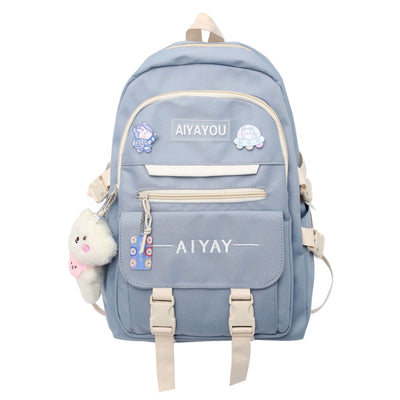 Mochila para Computadora de Gran Capacidad Estilo Japonés - Image 22