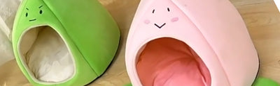 Cama Nido para Gatos Forma Durazno Manzana - Sofá Acogedor Removible para Mascotas - Image 12
